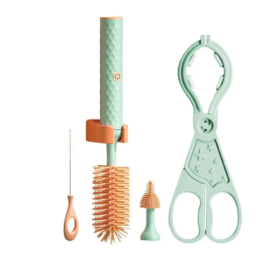 Rynx | Electric Rotating Silicone Bottle Cleaner Set