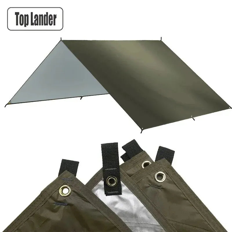 Rynx | Waterproof Camping Tarp - Ultralight Outdoor Sunshade, Tent Awning, and Garden Canopy for Beach and Tourist Use