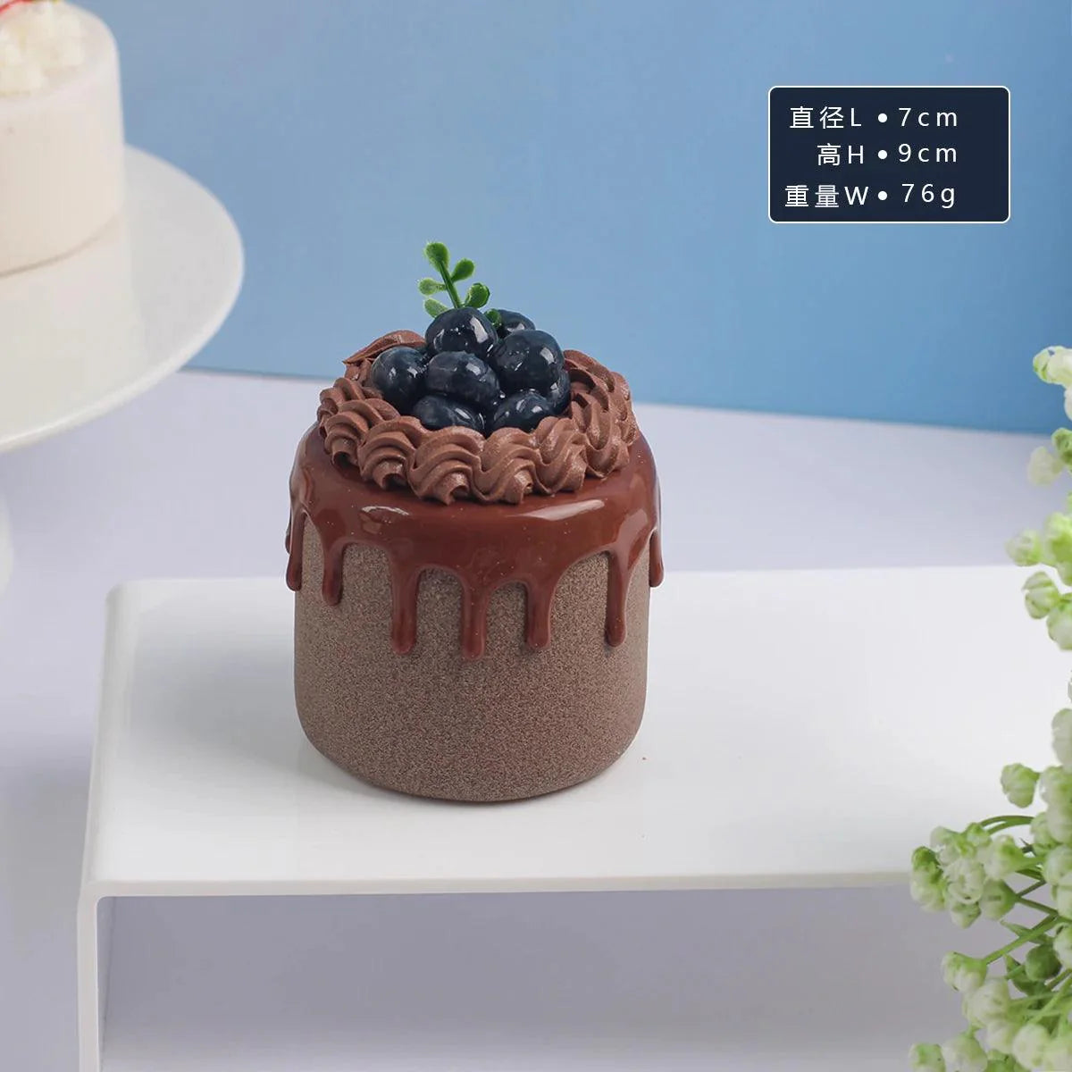 Rynx | Realistic Faux Fruit Cake Model for Home Decor and Photography - 1 pc. FCYY-MIX2