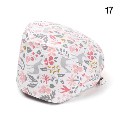 Rynx | Adjustable surgical cap with ponytail holder and buttons