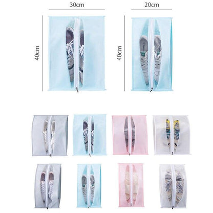 Rynx | Transparent Shoe Storage Bags: Durable PEVA, dust and water resistant for ultimate shoe care