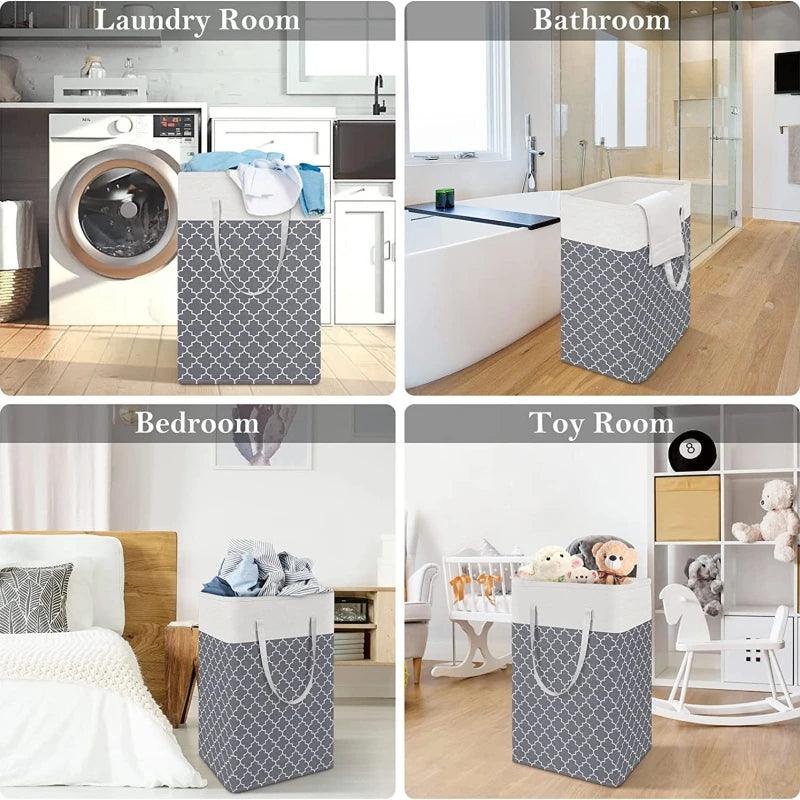 Rynx | Oversized waterproof laundry basket with 75L capacity and ergonomic handles