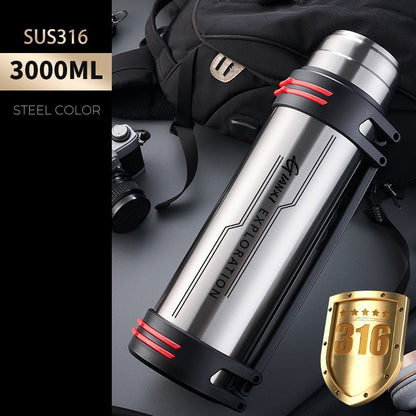 Rynx | Giant Drink Stainless Steel Thermos Bottle