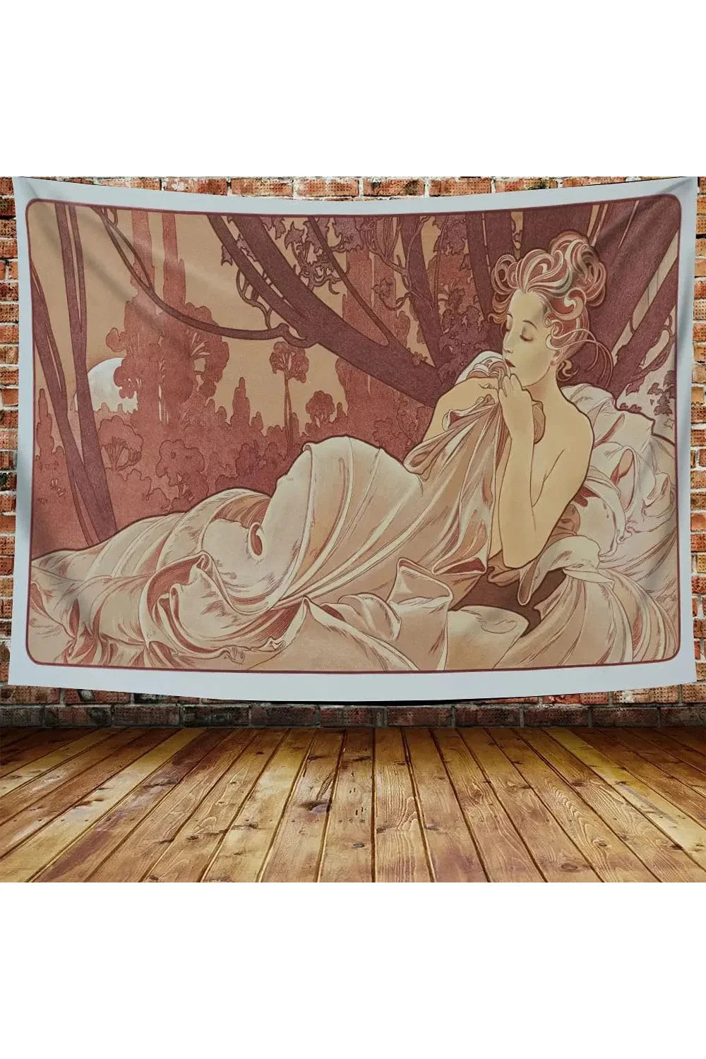 Rynx | Nouveau Flower Goddess Tapestry