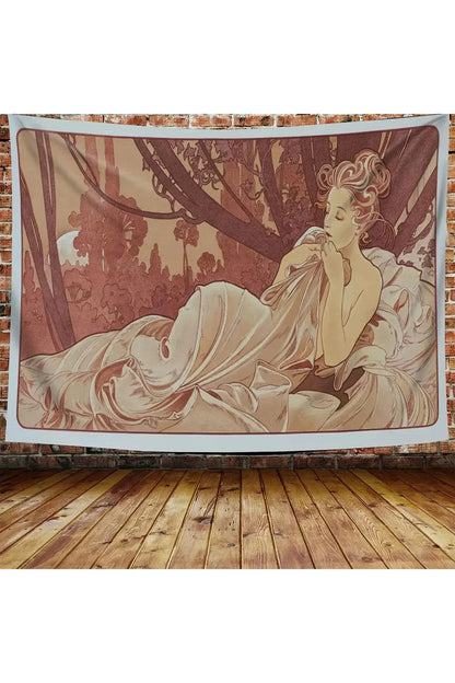 Rynx | Nouveau Flower Goddess Tapestry