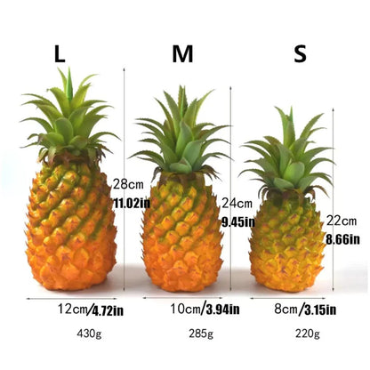 Rynx | Vibrant Large Foam Yellow Pineapple for Craft and Decoration Displays