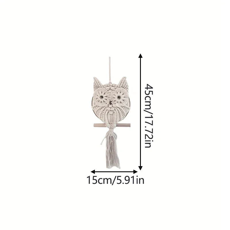 Rynx | Macramé Owl Wall Hanging