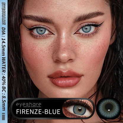 Rynx | New Fashion Colored Contact Lenses Naturally Brown Contact Blue Lenses Gray Pupils Cosmetic Colored Lenses Green Eye Lenses