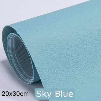 Rynx | Jumbo XL Luxe Litchi Leather Repair Stickers - Stylish Solutions for Elegant Furniture Repairs