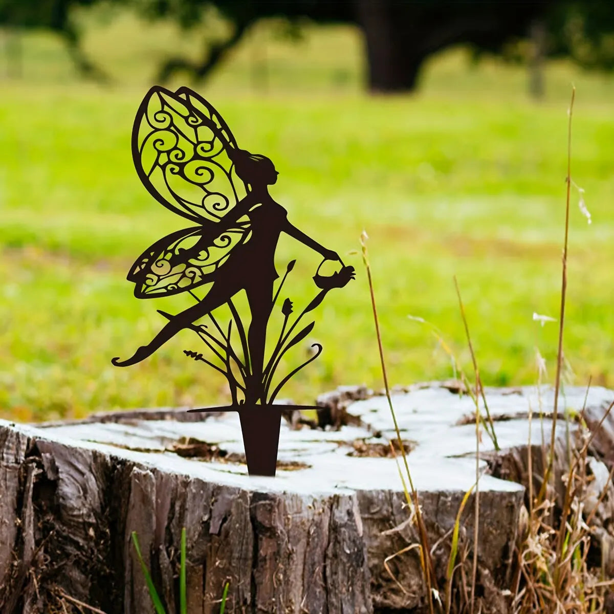 Rynx | Metal Garden Fairy Outdoor Decor - Enhance Your Patio and Lawn with Enchanting Charm