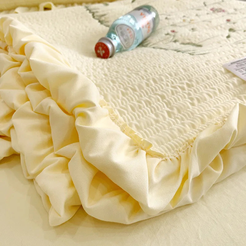 Rynx | embroidered throw blanket