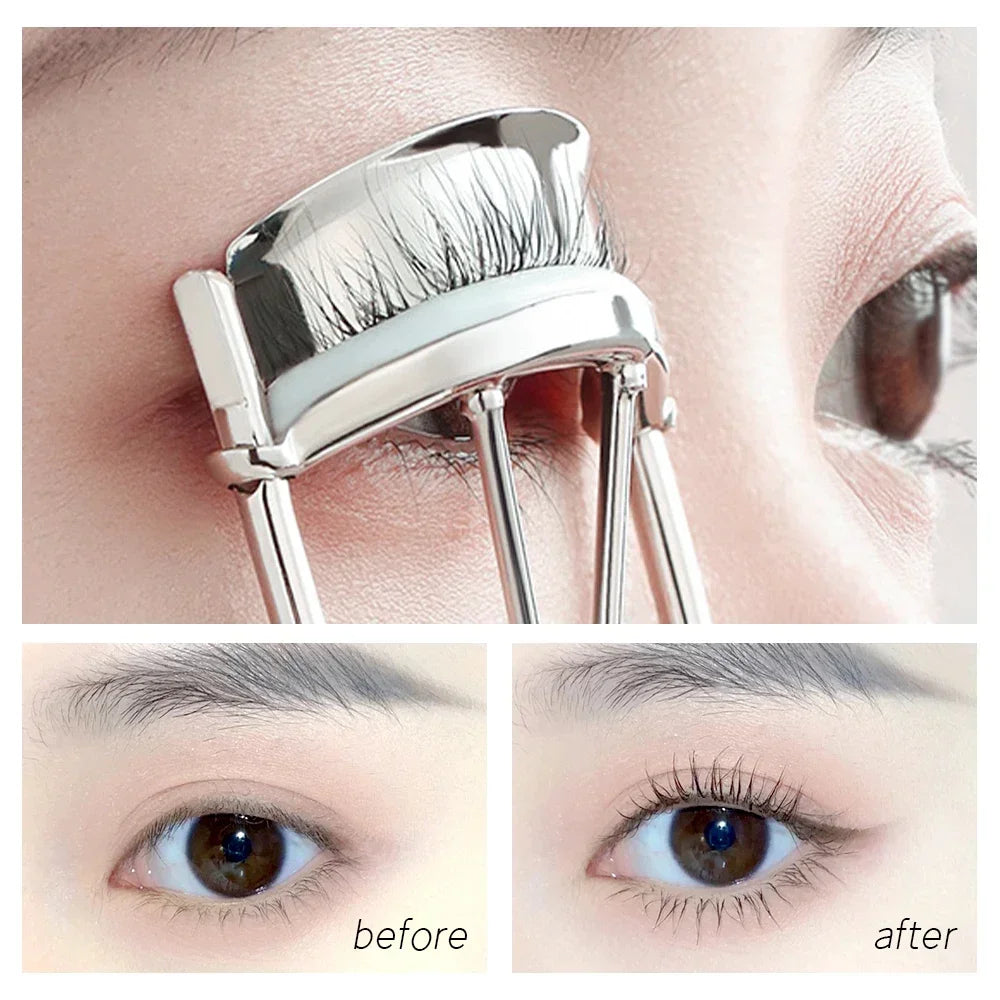 Rynx | 1PC Eye Lifter and Forming Portable Non-Painful Eyelash Face Beauty Eyelash Curler with Silicone Strips Eye Makeup Tools