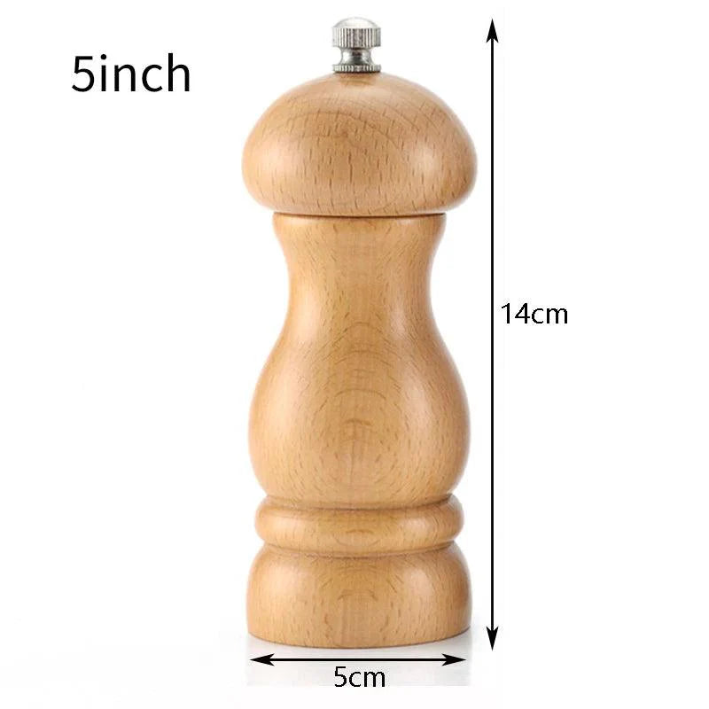 Rynx | Elegant adjustable salt and pepper mill set made of solid wood for outdoor dining