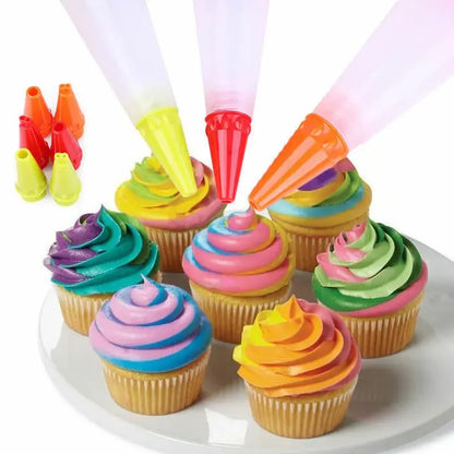 Rynx | Silicone Food Writing Pen and Decorating Tools - Ideal for Chocolate, Cake Mold, Cream Cup, Cookie Icing, Piping, Pastry Nozzles, and Kitchen Accessories