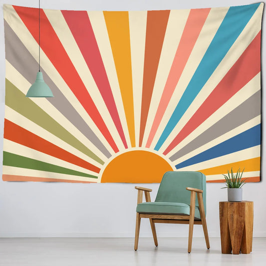 Rynx | Retro Sunrise Tapestry