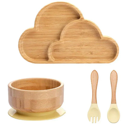 Rynx | Kids Dish Set with Suction Cup Bottom - EcoFeast