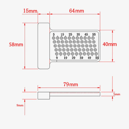 Rynx | Precision T60 Square Ruler: Professional Aluminum Framing for Woodworking & Carpentry
