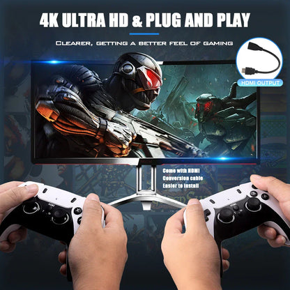 RYNX | Game Stick 4K Pro + 2 Ps5 Controllers