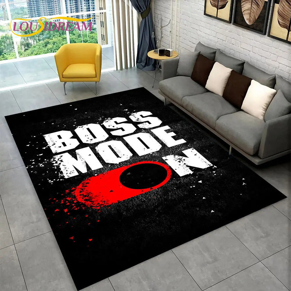 Rynx | Alex 3D Gamer Playmat Carpet - Large Non-Slip Carpet for Kids & Living Room