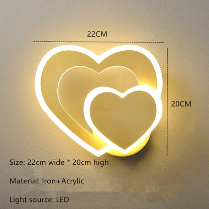 Rynx | HeartWall Wall Lamp - Creative LED Ambient Lighting