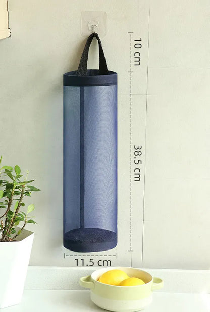 Rynx | Wall-Mounted Kitchen Grocery Bag Dispenser - Plastic Bag Holder and Organizer for Home, Ideal for Trash and Garbage Bag Storage