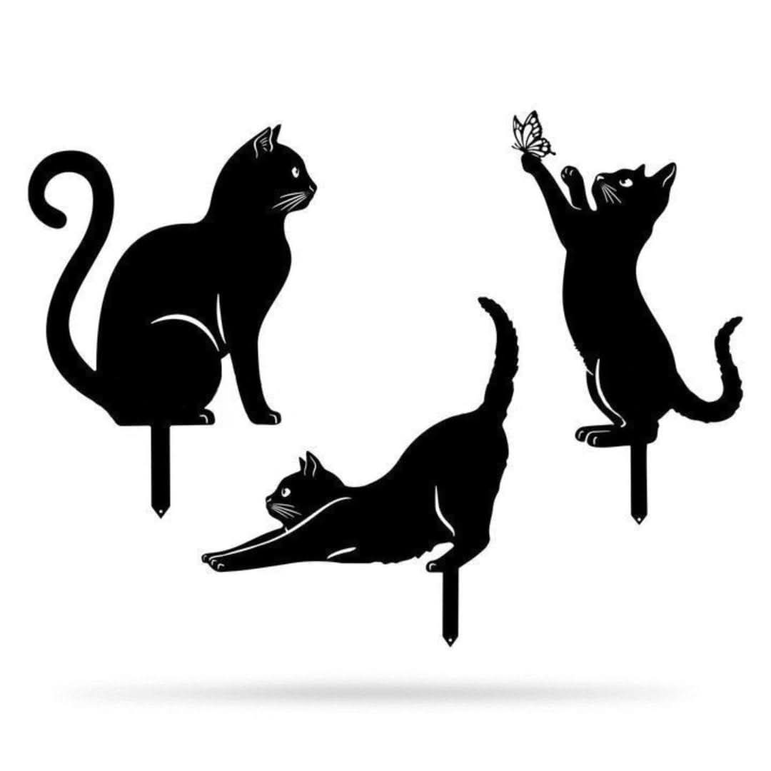 Rynx | Cat Metal Garden Decoration