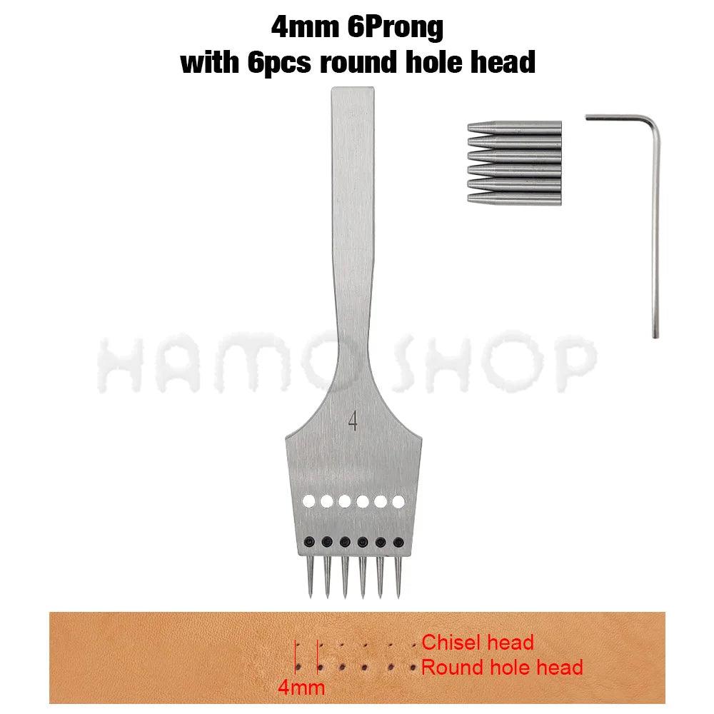 Rynx | Premium Replaceable Round Chisel Tool Set for Leatherworking
