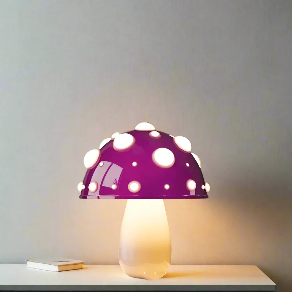 RYNX | Fly Amanita Mushroom White Base Purple