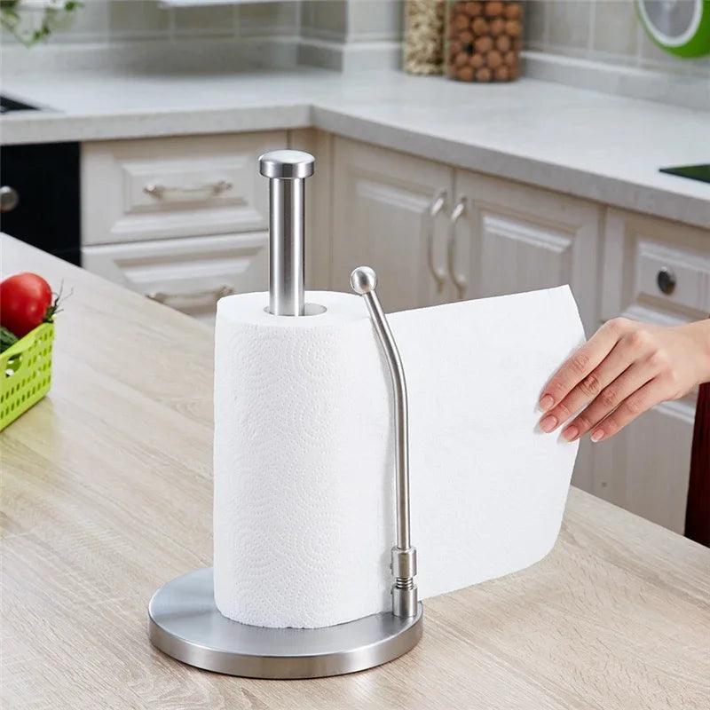 Rynx | Elegant stainless steel paper roll holder for kitchen and bathroom