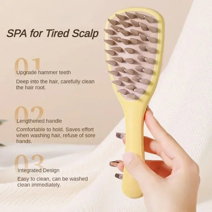 Rynx | Sale Silicone Scalp Massage Comb Shampoo Brush Hair Washing Brush Head Massager Bath Brush Body Scrubber Hair Accessories