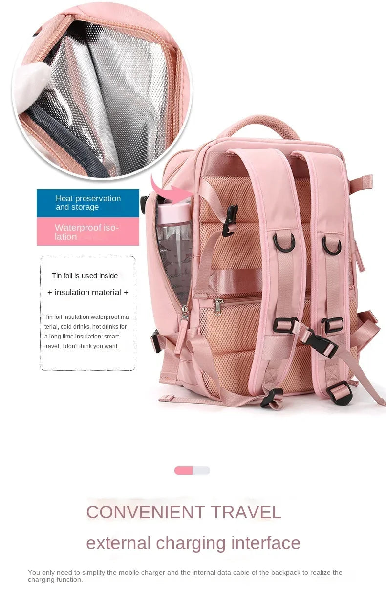 Rynx | Travel Carry-On Backpack with Shoe Compartment