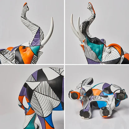 Rynx | Modern Elephant Art: Nordic Decor