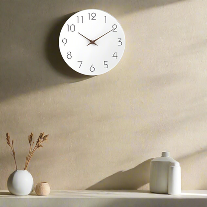 Rynx | Modern Minimalist Wall Clock - Silent Non-Ticking Design - Perfect Decor