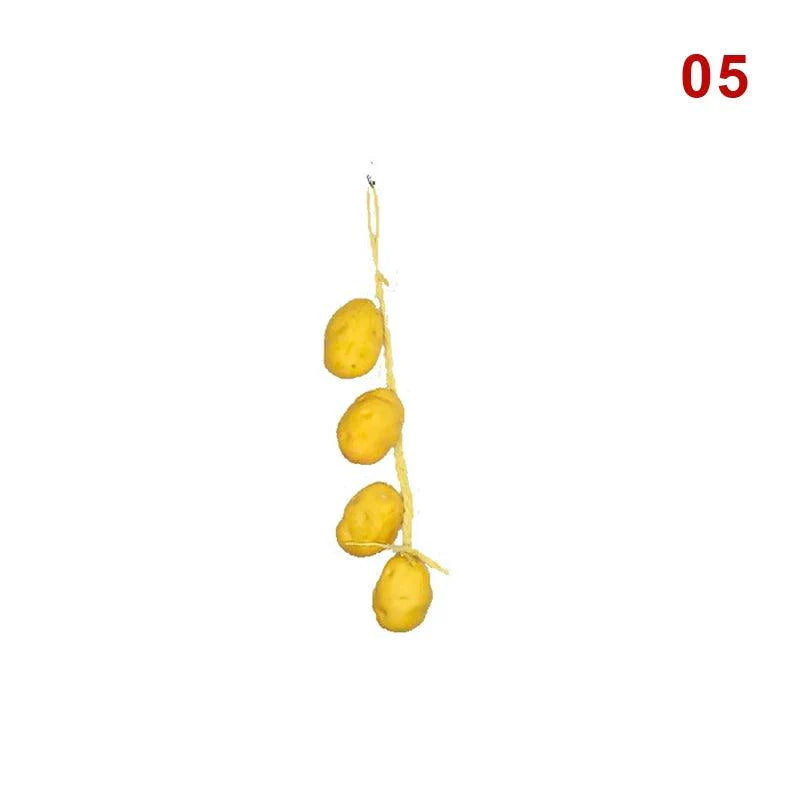 Rynx | Realistic Hanging Foam Fruit and Seafood Decoration for Home and Event Enhancement