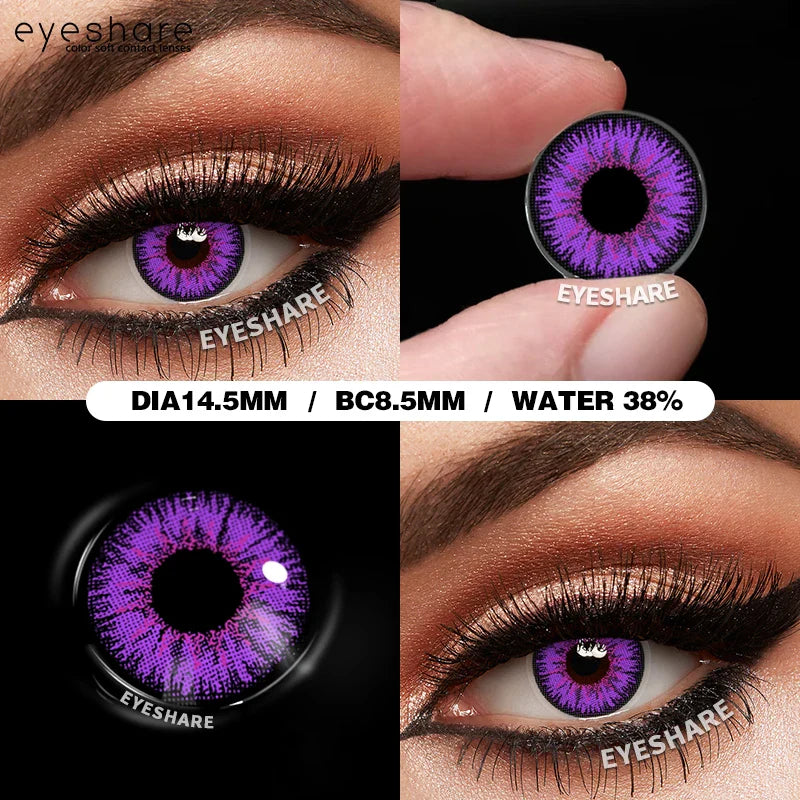 Rynx | 1 Pair Halloween Colored Contact Lenses for Cosplay White Contact Anime Colored Eye Lenses Annual Vampire Red Contact Lens