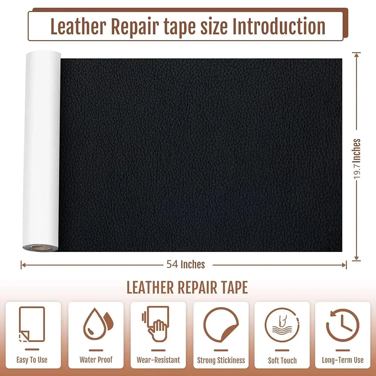 Rynx | Leather Restoration Sticker - Effortless Upgrade for Furniture and Accessories