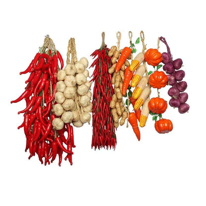 Rynx | Vibrant Faux Pepper Sticks - Playful Artificial Vegetables for Home Décor and Event Styling