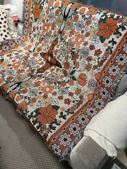 Rynx | Floral Wall Tapestry Blanket
