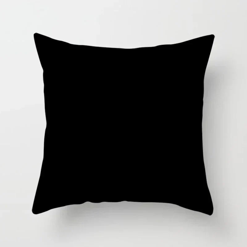 RYNX | Cushion cover - Modern Black-White Cushion Cover with Abstract Art Print Q