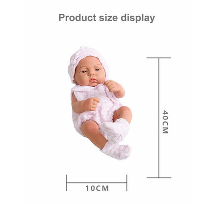 Rynx | 16-Inch Life-Like Reborn Baby Girl Doll - Realistic Full Vinyl Body with Outfit, Ideal for Gifts and Collectors