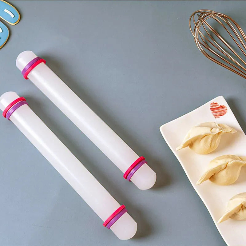 Rynx | 22cm Plastic Rolling Pin - Non-Stick Surface, Ideal for Cake & Sugar Dough, Kitchen Baking Tool