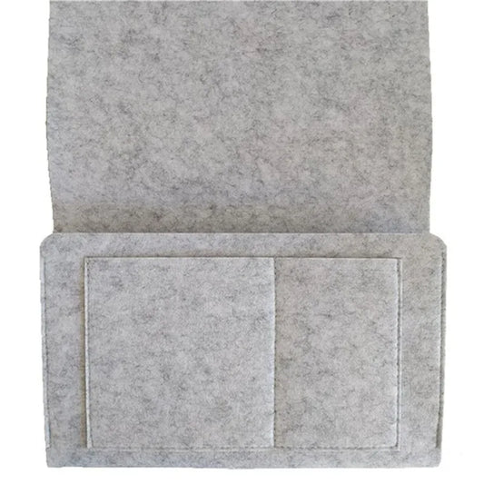 Rynx | Felt Bedside Storage Organizer - Couch and Bed Caddy with Pockets for TV Remote Control and More