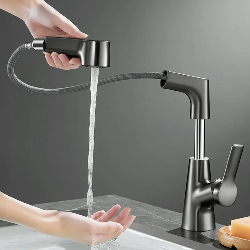 Rynx | 360° Degree Rotation Bathroom Faucet - Scalable Kitchen Faucet, Sink Tapware Blender for Washbasin Tap