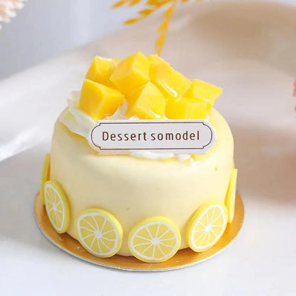 Rynx | Realistic Faux Fruit Cake Model for Home Decor and Photography - 1 pc. FCYY-MIX2
