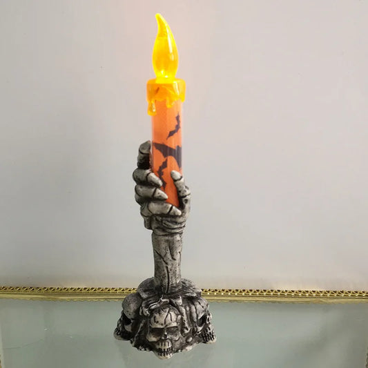 Rynx | Halloween Skeleton and Ghost Party Candles – Pumpkin Decor for Happy Halloween Home Decorations