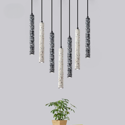 Rynx | Industrial Travertine LED Ceiling Lamp - Elegant Design