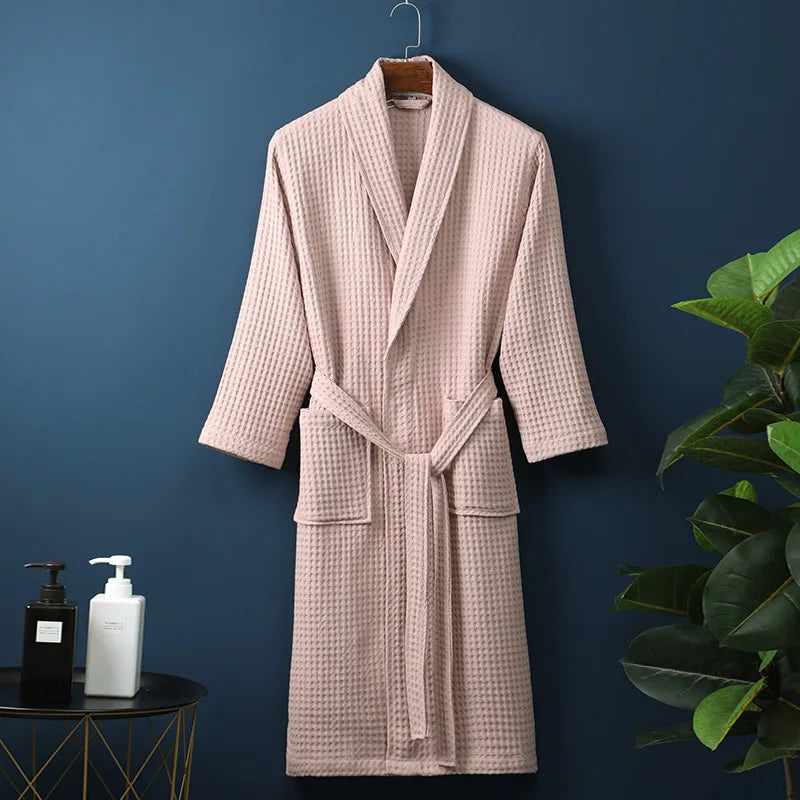 RYNX | Premium Bathrobe Made Of Cotton | Soft & Breathable | Perfect For Men & Women | With Pockets