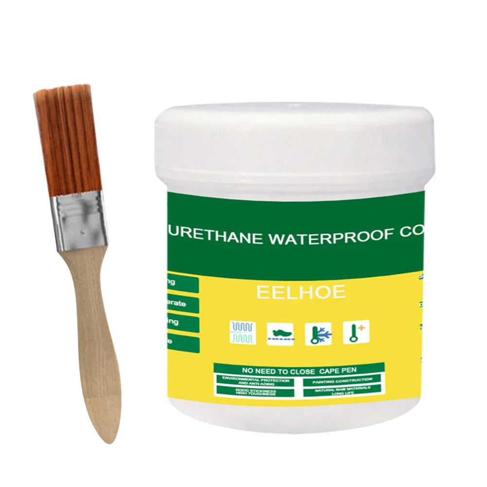 Rynx | 300g Waterproof Coating Sealant - Transparent Invisible Paste Glue with Brush, Adhesive Repair for Home Roof and Bathroom