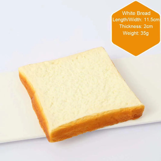 Rynx | Lifelike Toast Bread Dough Donut Model - Perfect Faux Food for Bakery Displays and Kitchen Aesthetics