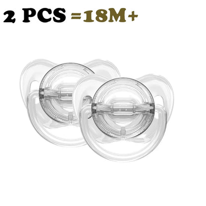 Rynx | Transparent Baby Pacifier (2 Pieces) Food Safe